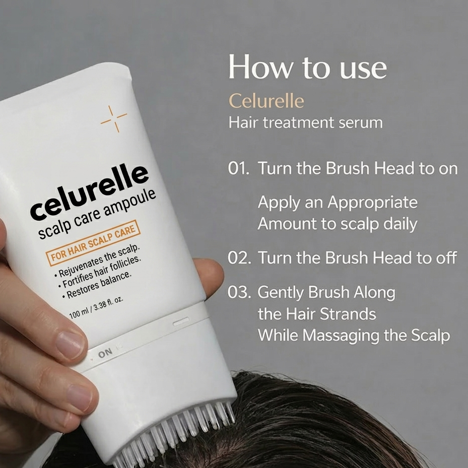 FolìGrow - Hair Growth Serum Brush