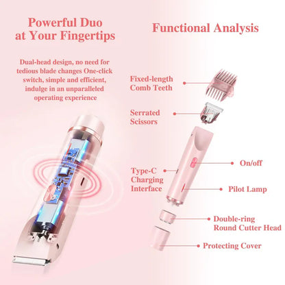 2-in-1 Hair Remover & Trimmer